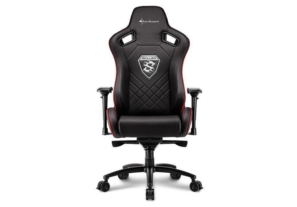 Silla Gamer Sharkoon Skiller SGS4 Black/Red-4