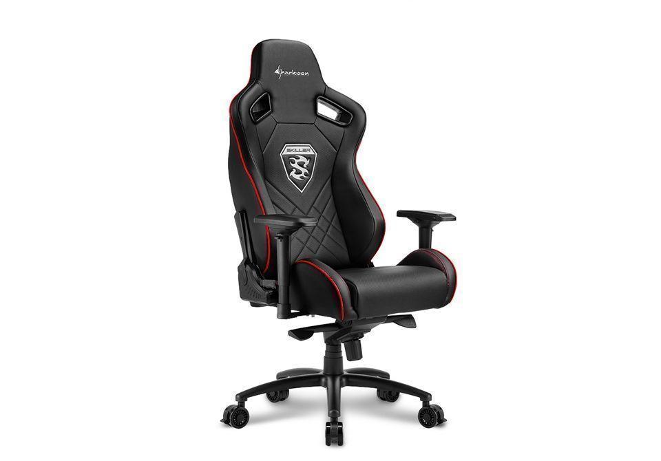 Silla Gamer Sharkoon Skiller SGS4 Black/Red-3