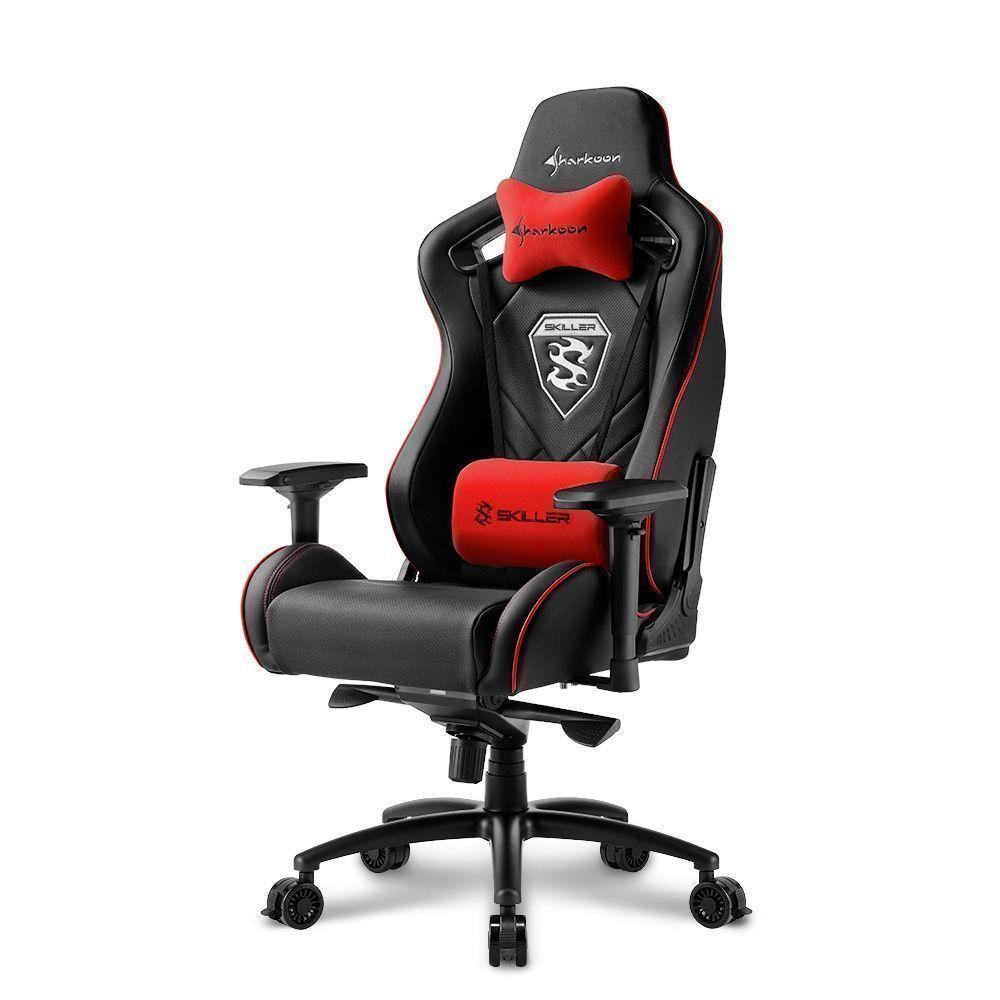 Silla Gamer Sharkoon Skiller SGS4 Black/Red-0