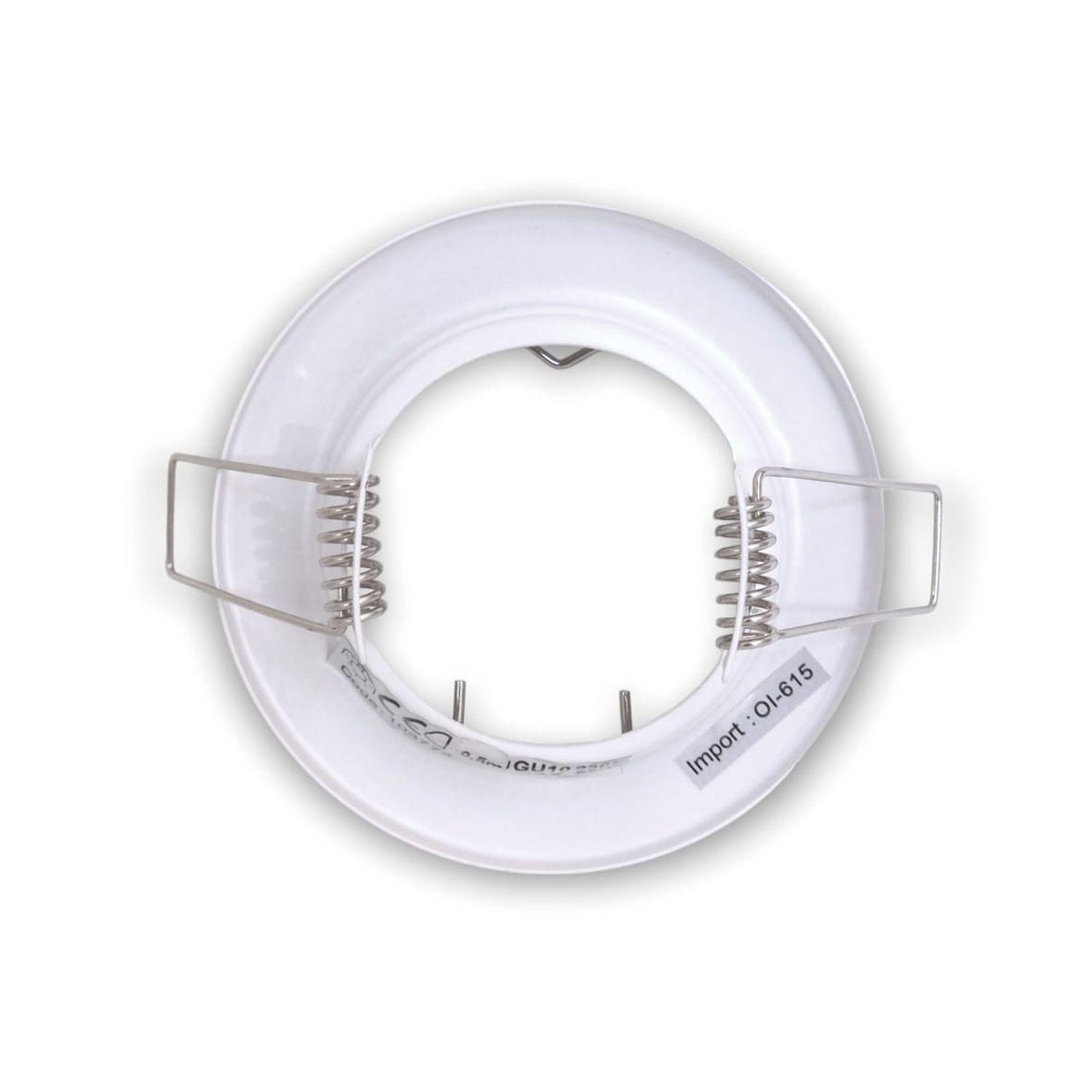 Pack 5 Focos LED Embutido Fijo Porta GU-10 Livorno MR16 Blanco-4