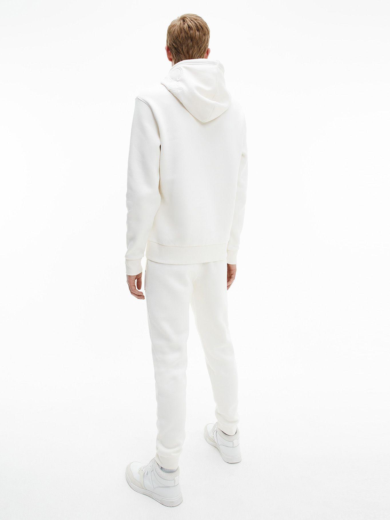 Hoodie Multi Logo Blanco Calvin Klein-2