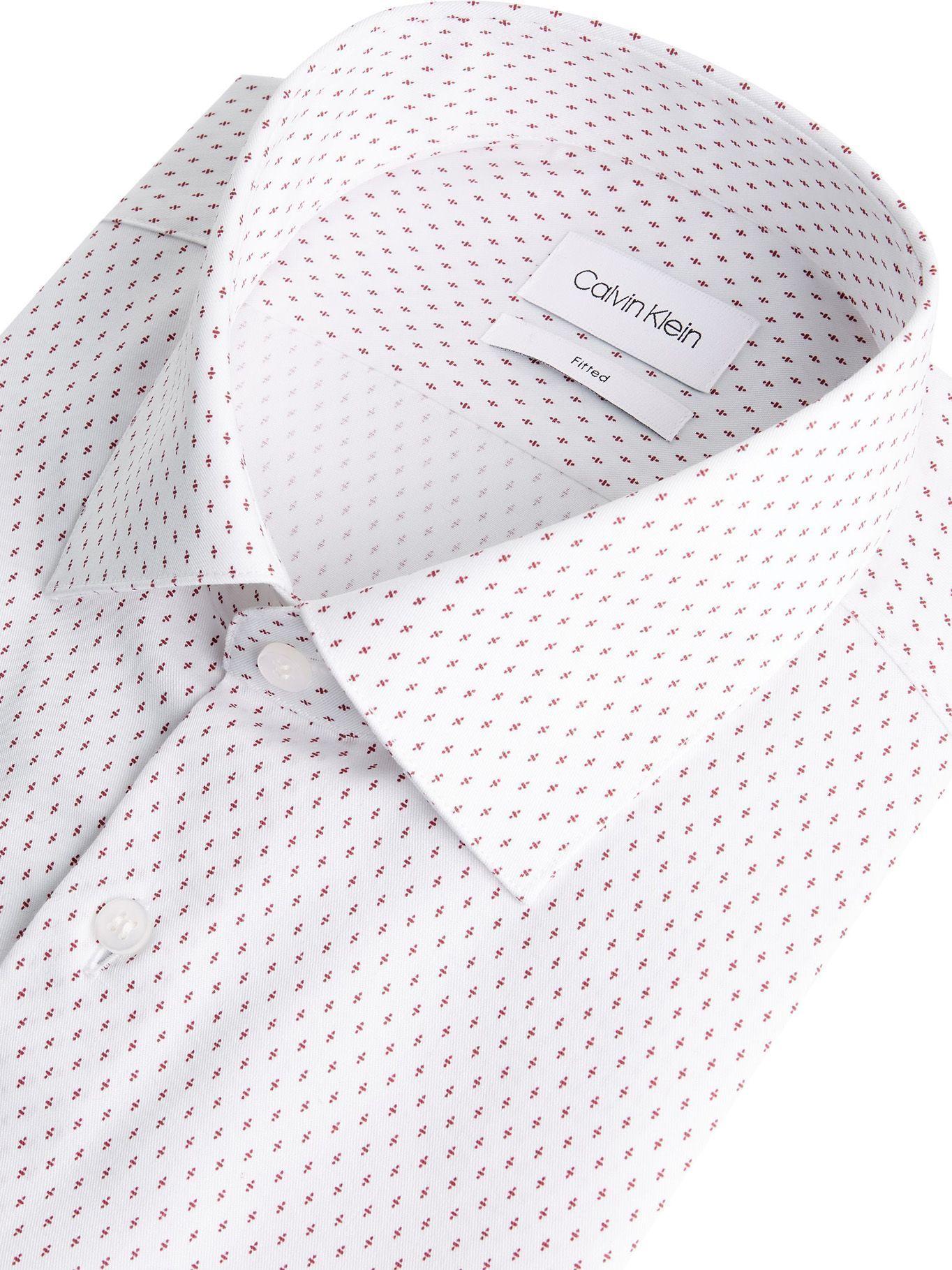 Camisa Printed Blanco Calvin Klein-1