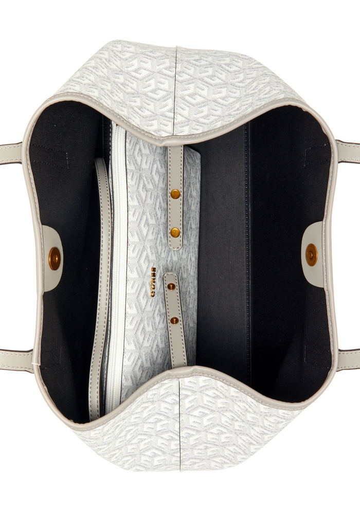 Cartera Vikky Large Tote Stl Blanco Guess-4