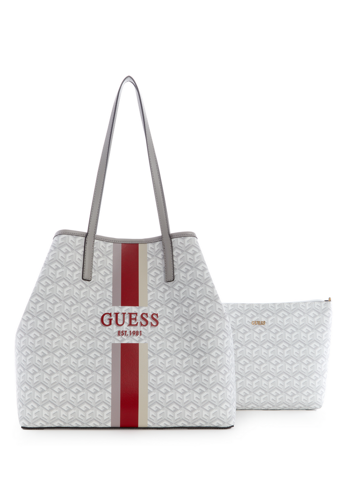 Cartera Vikky Large Tote Stl Blanco Guess-0