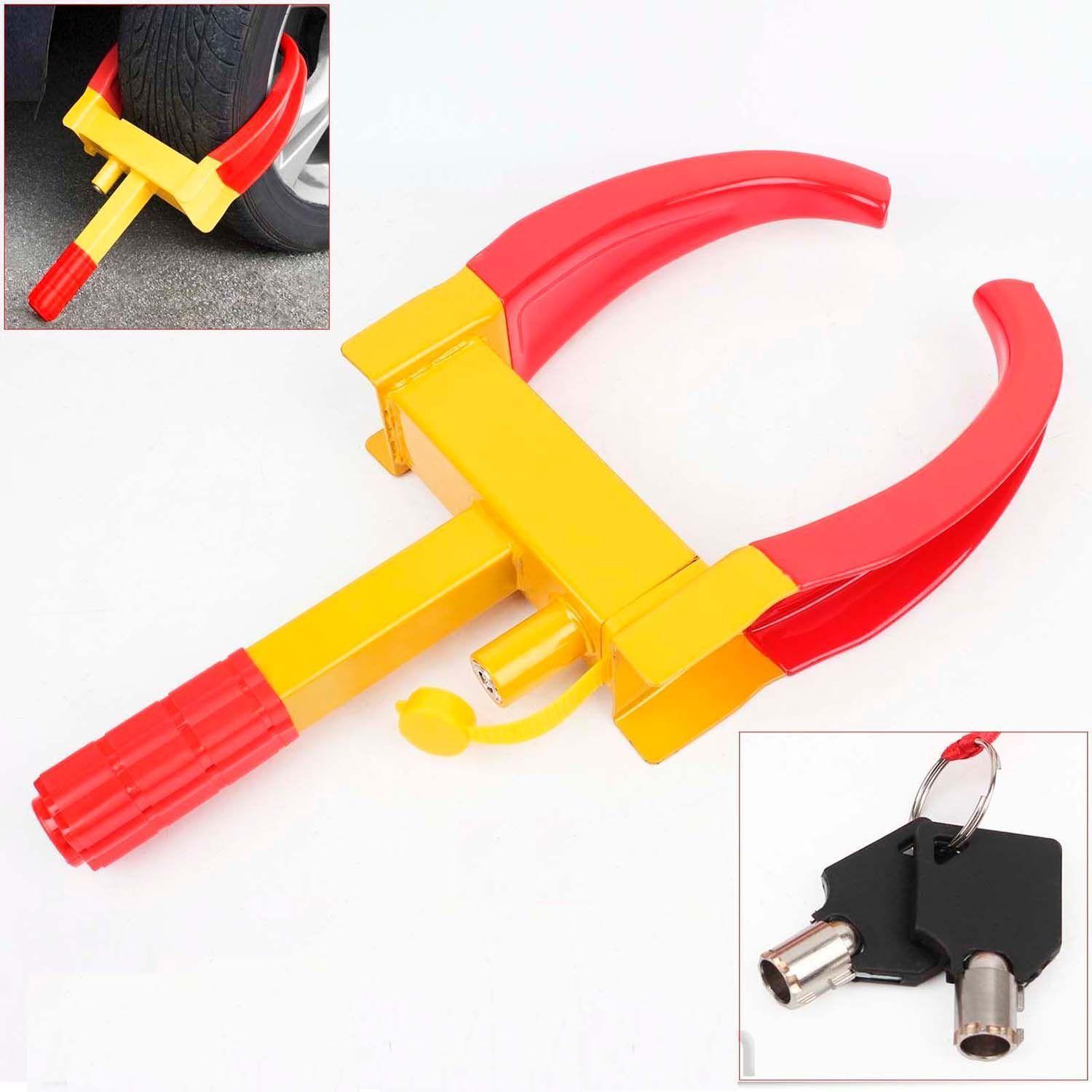 Traba Rueda Pitbull Seguridad Para Autos Metal Anti Robo-3