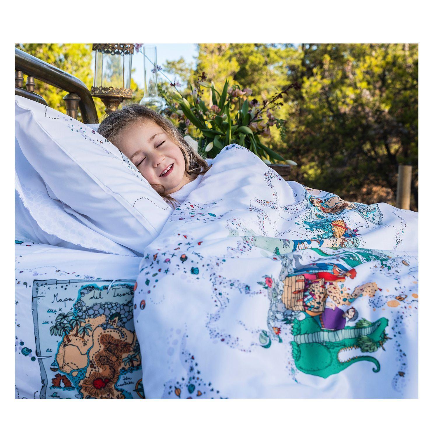 Sábana El secreto de Secretos - plaza y media - Cherry Blossom -6