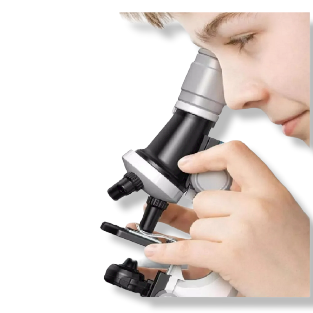 Educacional  Microscopio Con Kit De Accesorios Niños Am58-1