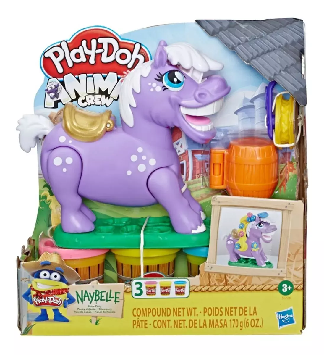 Play Doh Animal Crew Naybelle Show Pony-0