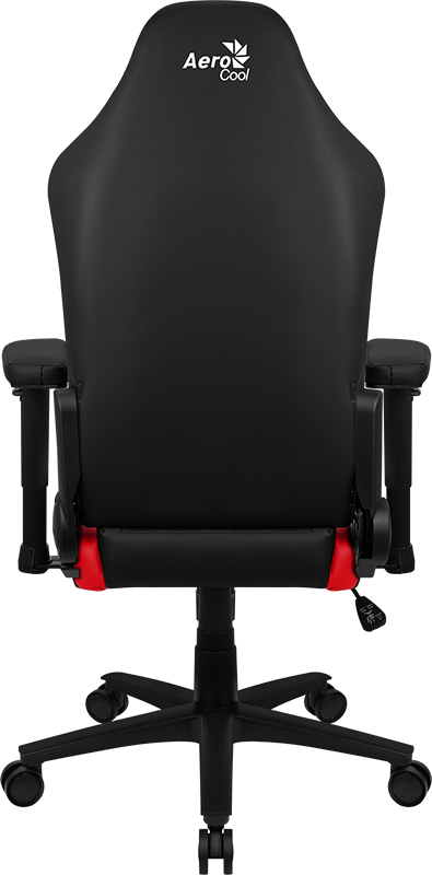 Silla Gamer Pro Aerocool Crown Black/Red-3