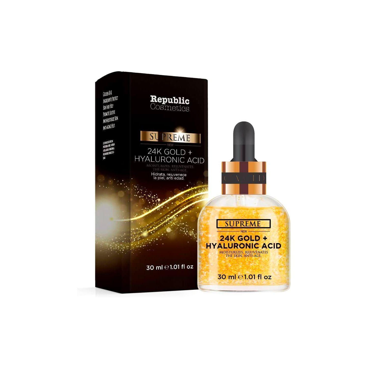 Serum Supreme 24K Gold + Ácido Hialurónico Republic Cosmetics-0