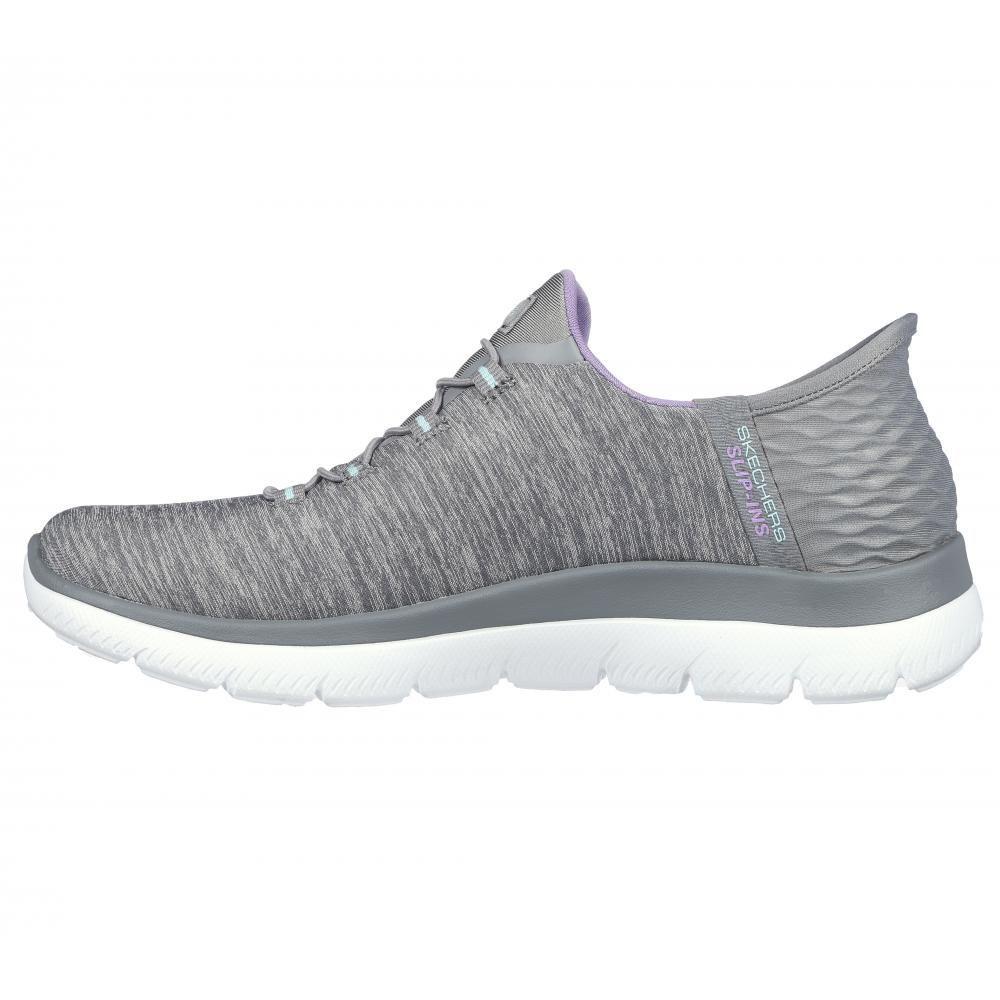 Zapatilla Mujer Summits Gris Skechers-3