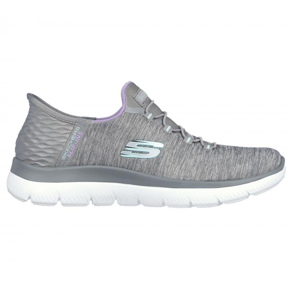 Zapatilla Mujer Summits Gris Skechers-4
