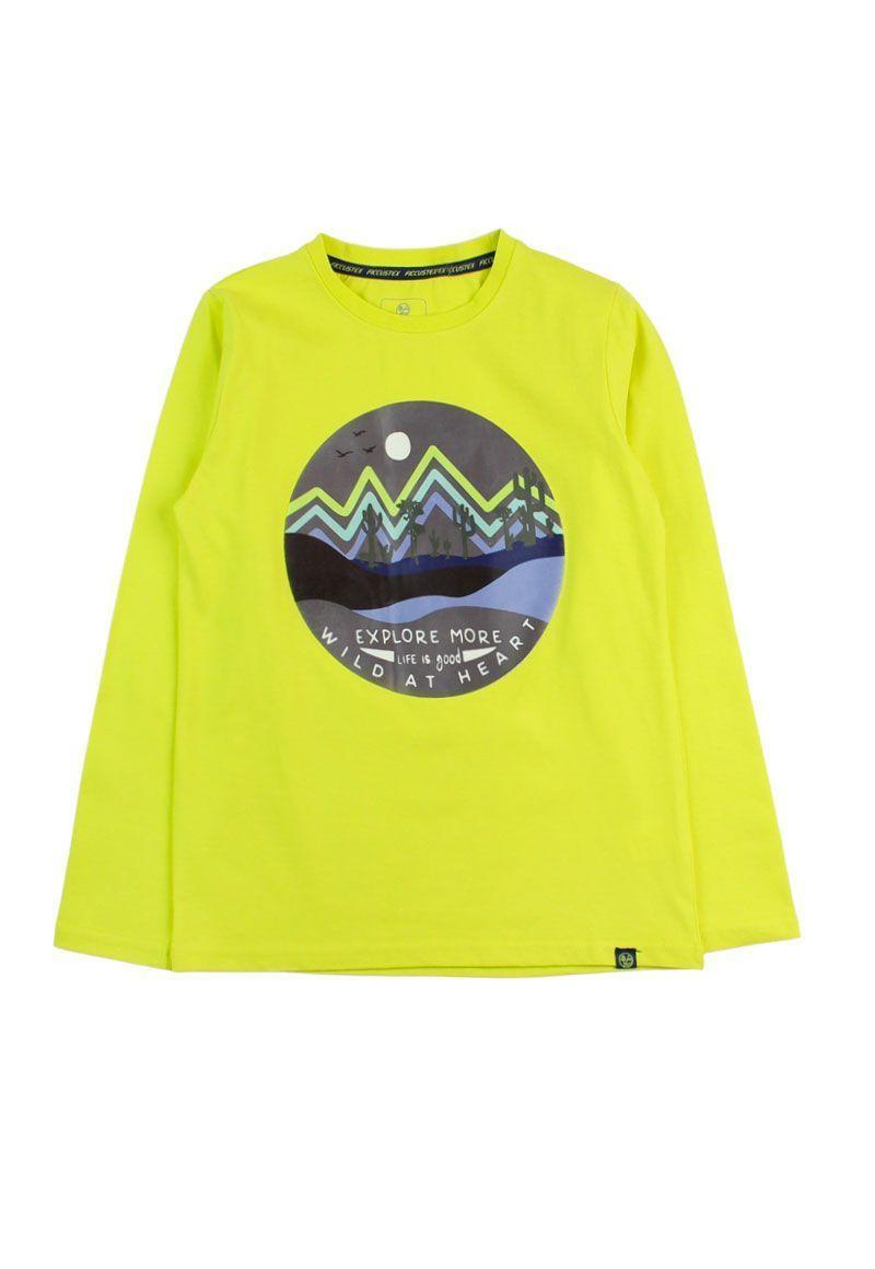 Polera niño upf estampada ficcustex 572-0