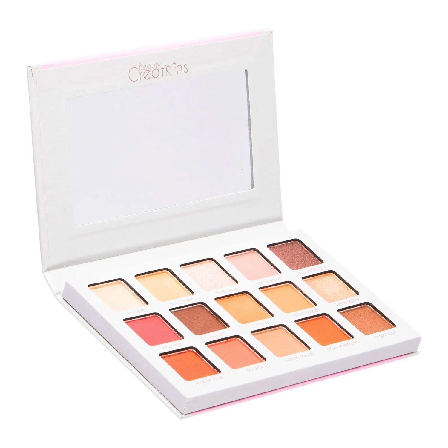Pack Paleta De Sombra “Irresistible” Beauty Creations + Delineador Blanco Be Bold City Color-2