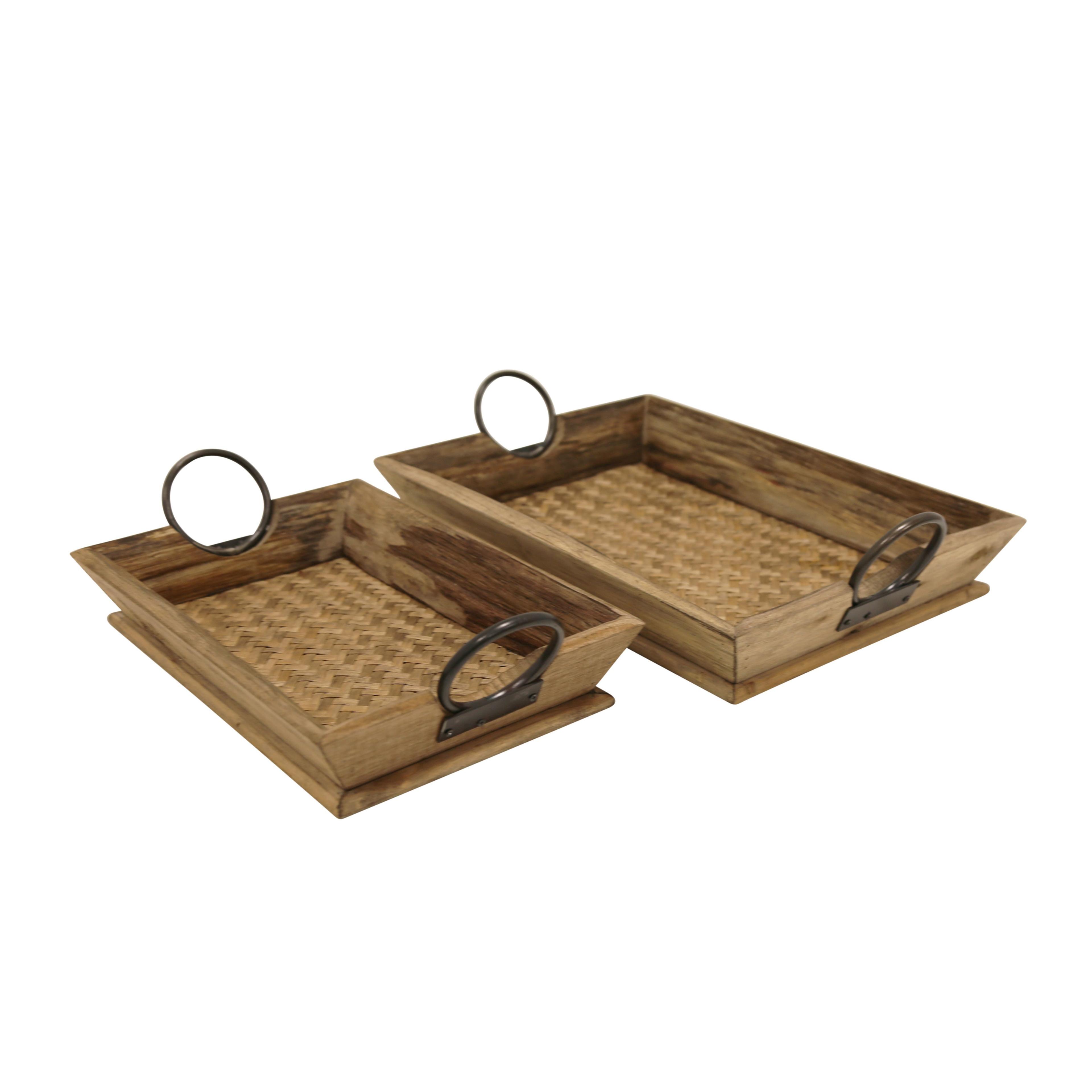 Set bandejas asas metal-0