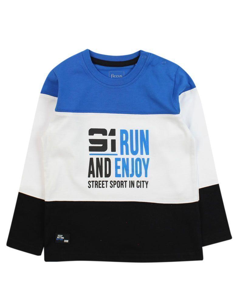 Polera Kids Niño Franjas Ficcus-0