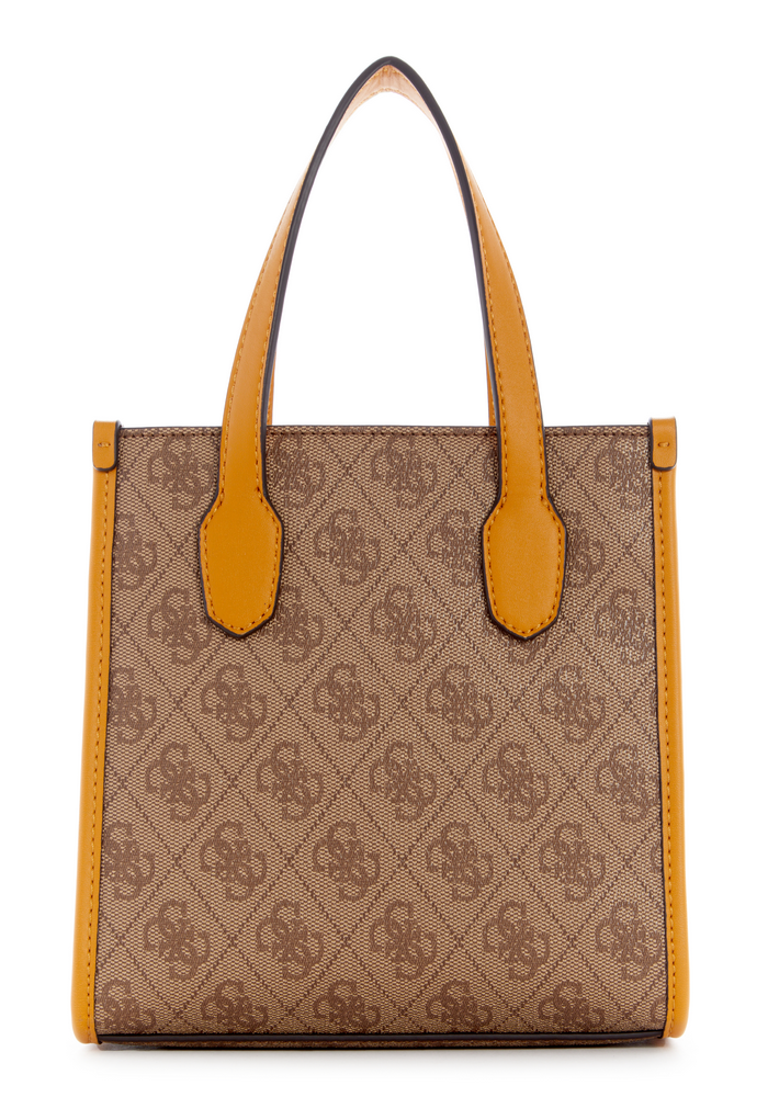 Mini Cartera Silvana Mini Tote Ley Naranjo Guess-2