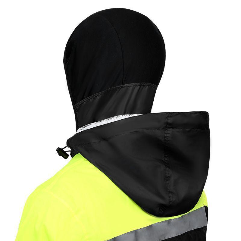 Traje Impermeable para moto y ciclismo Motowolf 0402 210T Negro/Amarillo-3