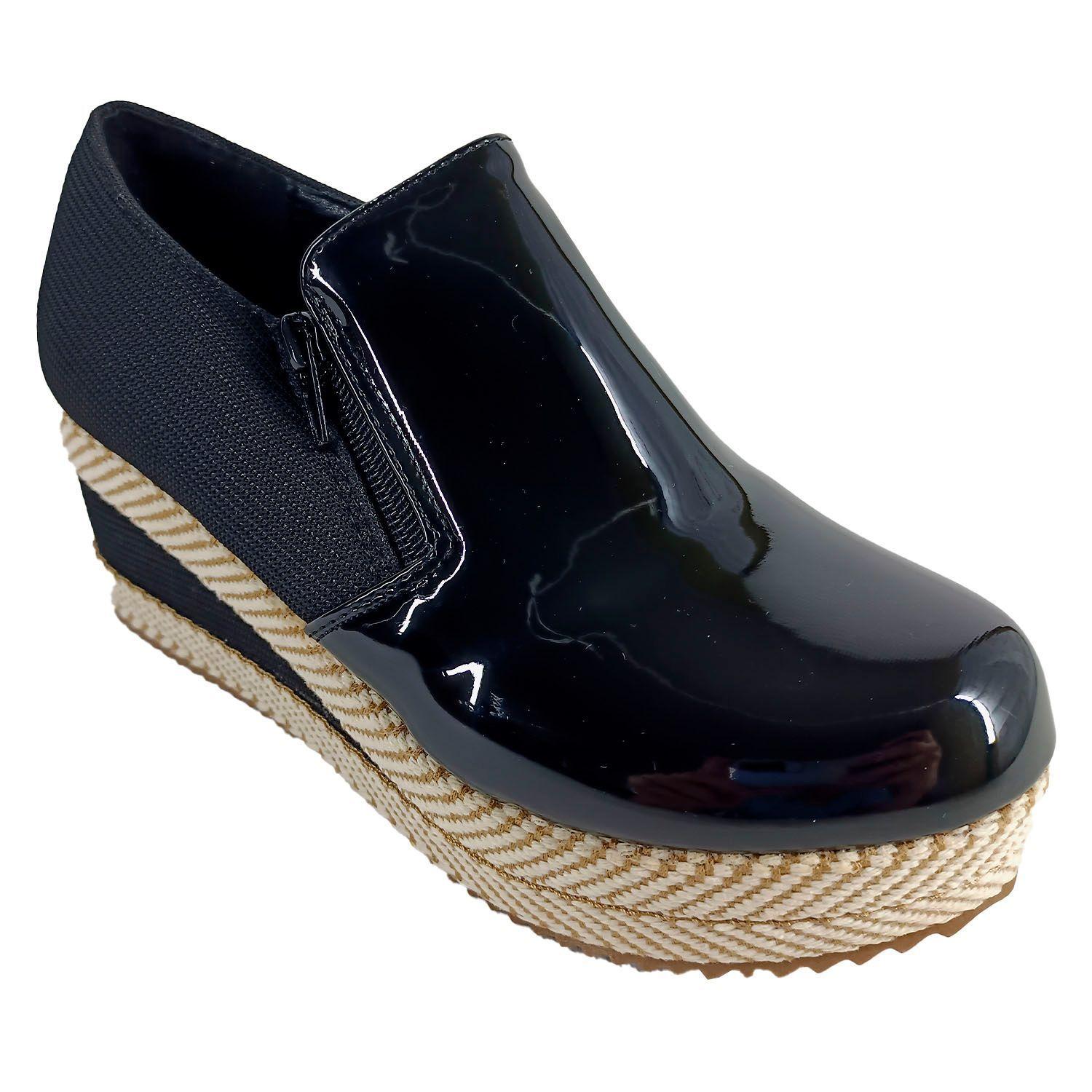 Zapato de Mujer Panchita Charol Negro-1
