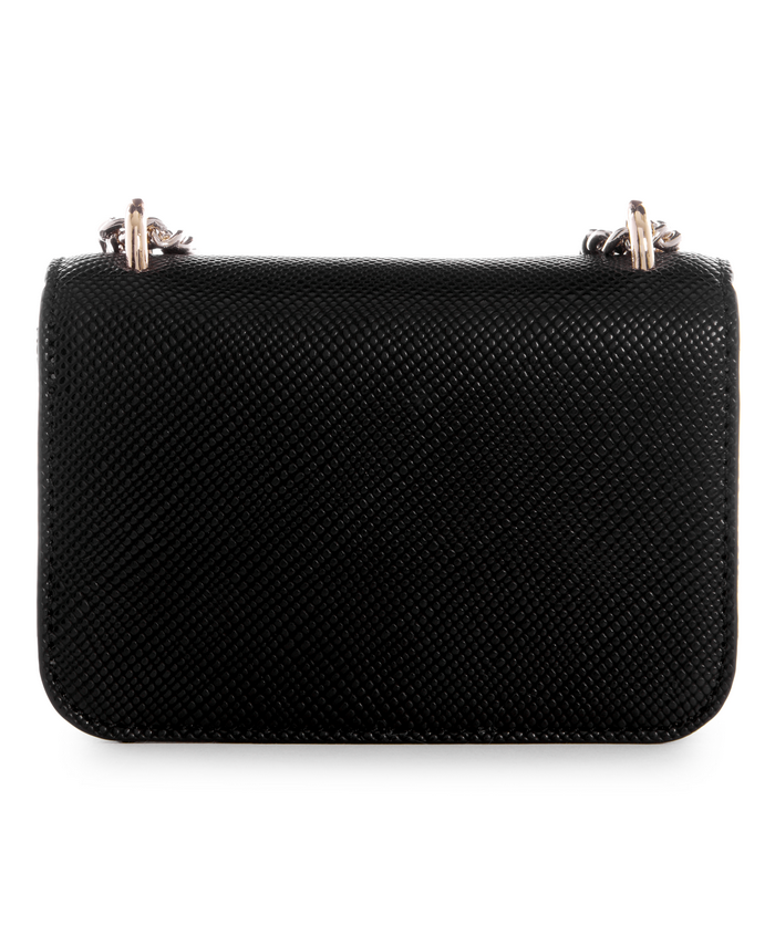 Mini Cartera Guess Alexie Micro Mini Bla Negro-2