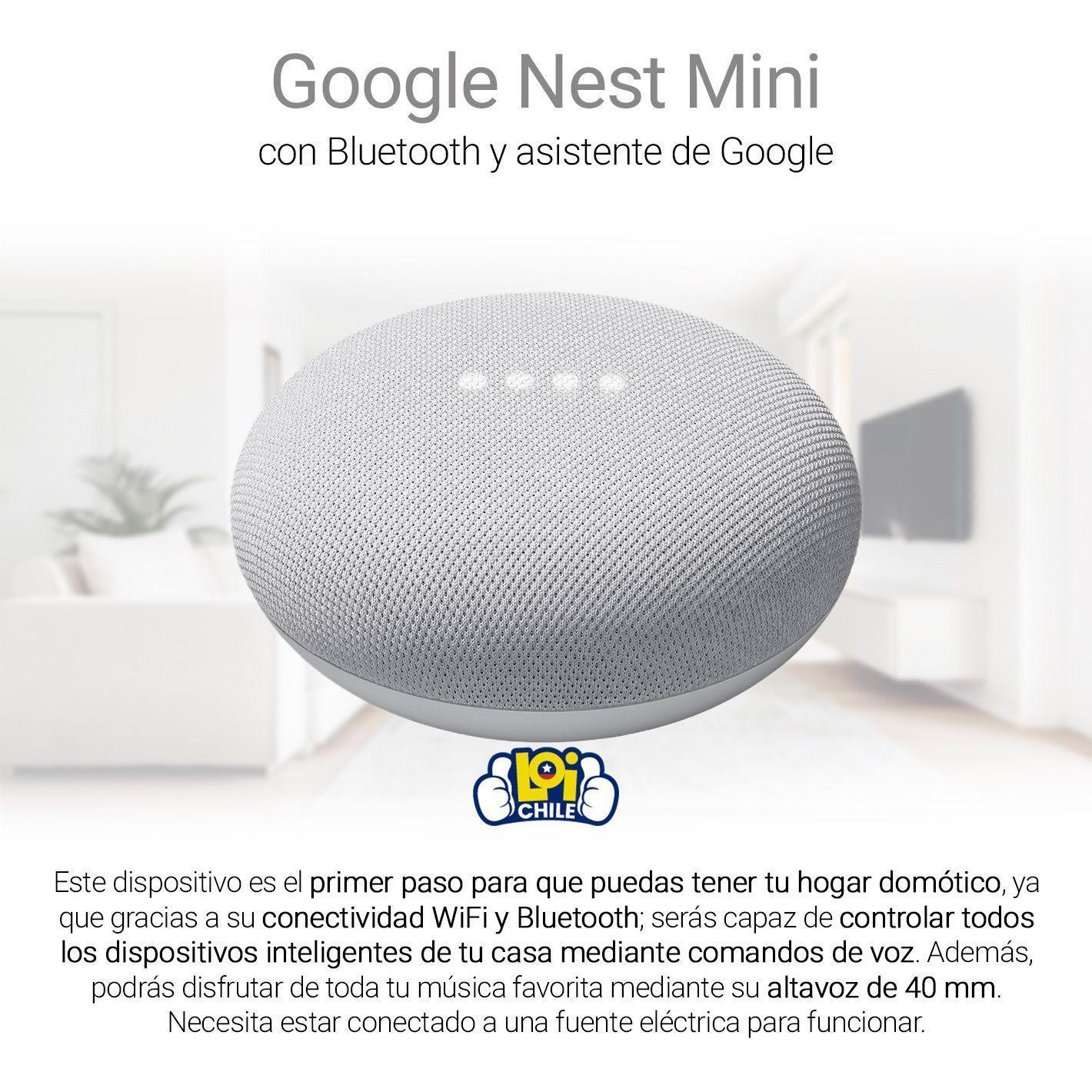Google Nest Mini  Asistente Virtual Chalk-3