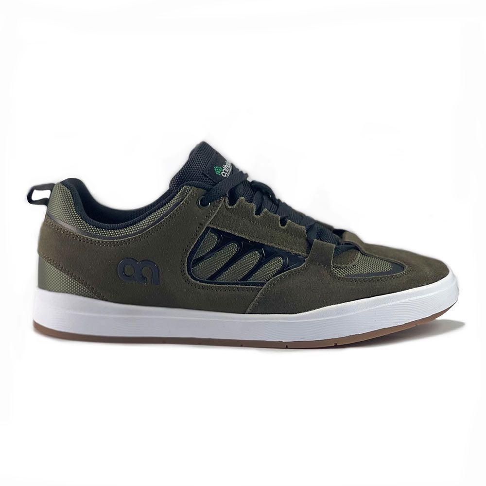 Zapatilla Urbana-Skate Cuero Olive Hombre Anthology-0