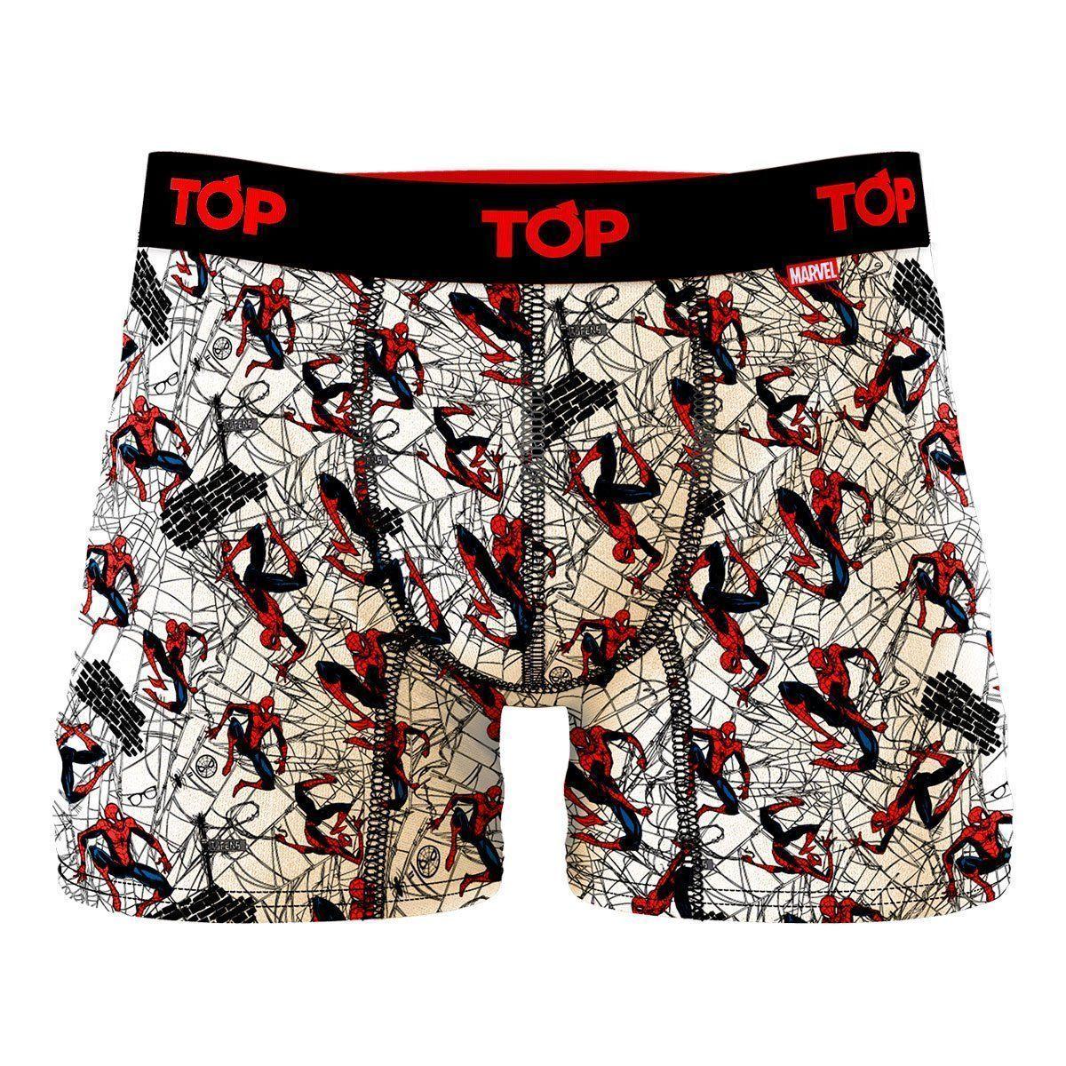 Boxer Medio Algodón Pack 3 Spider Man Top C2-3
