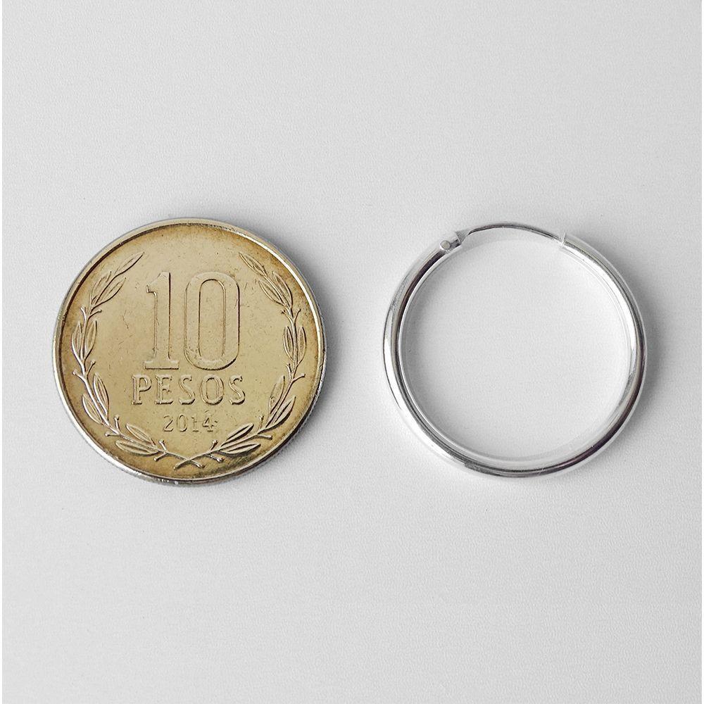 Aros de Plata 925 Argollas 20mm - Mabelita-2