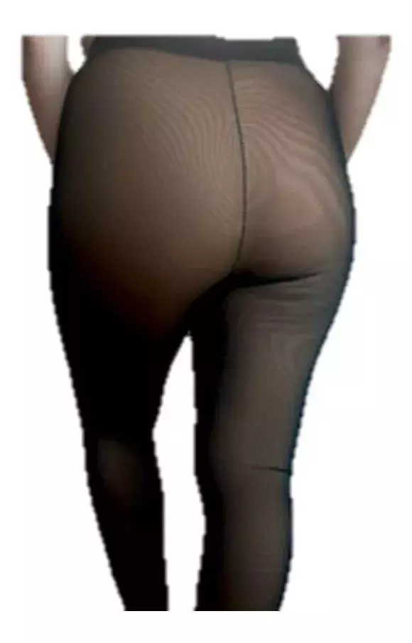Calza Efecto Piel Satinada Forro Chiporro Leggin Térmicas-2