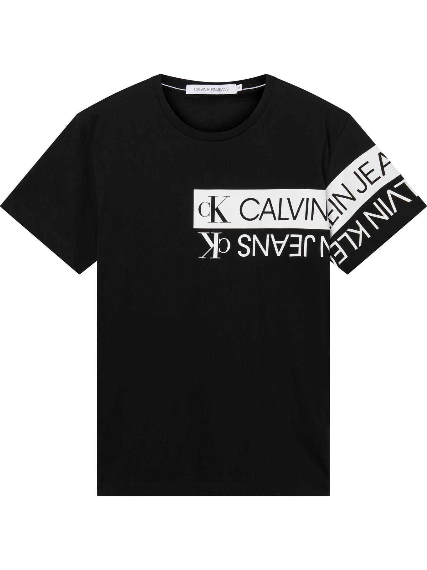 Polera Mirror Logo Negro Calvin Klein-0