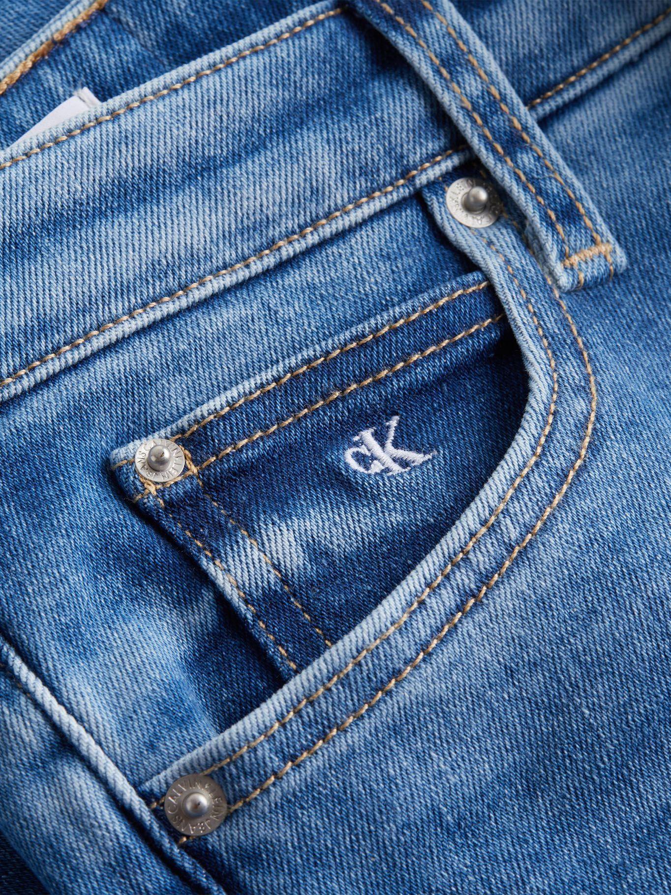 Jeans High Rise Skinny 526 Azul Calvin Klein Mujer-4