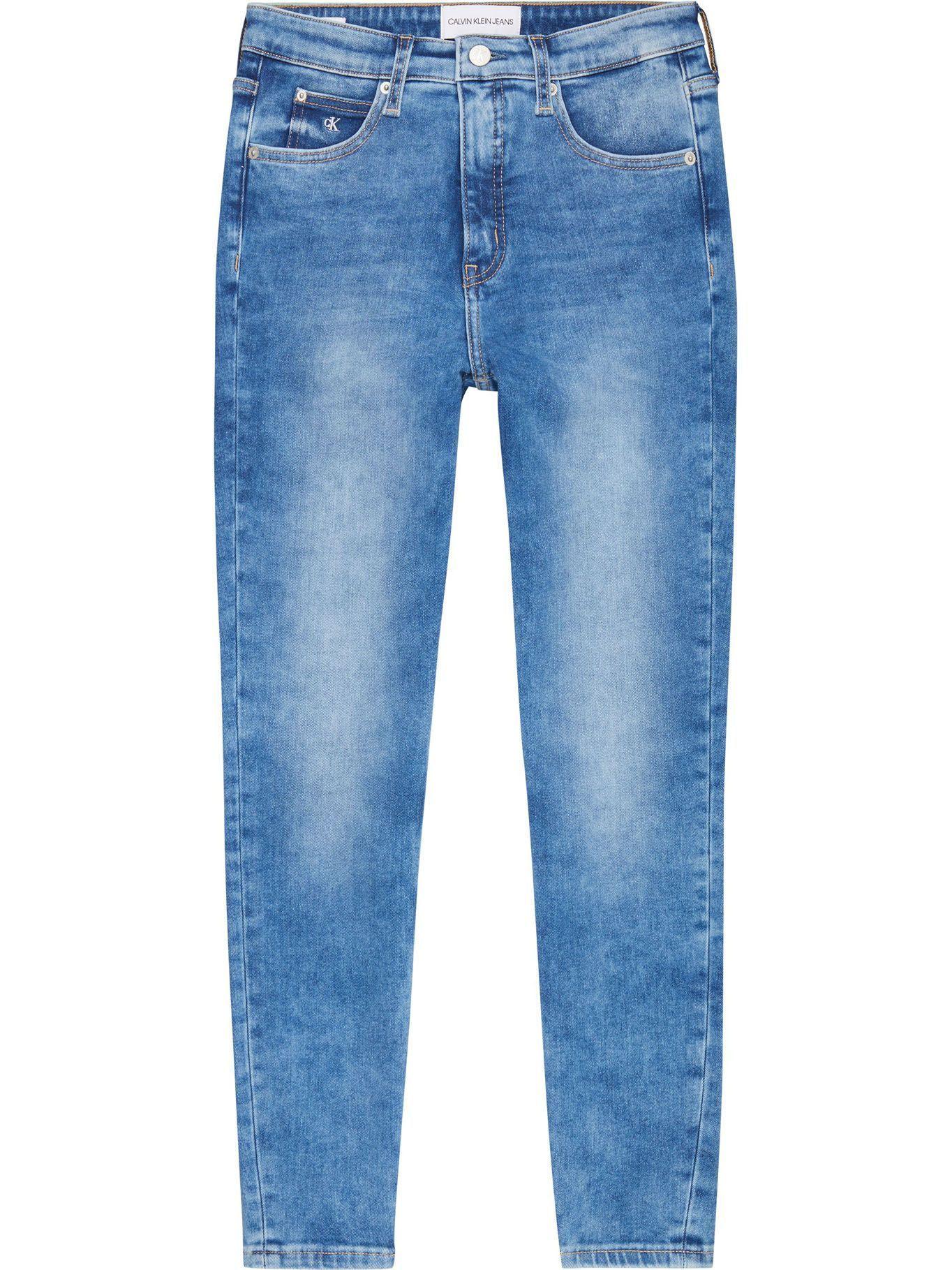 Jeans High Rise Skinny 526 Azul Calvin Klein Mujer-3