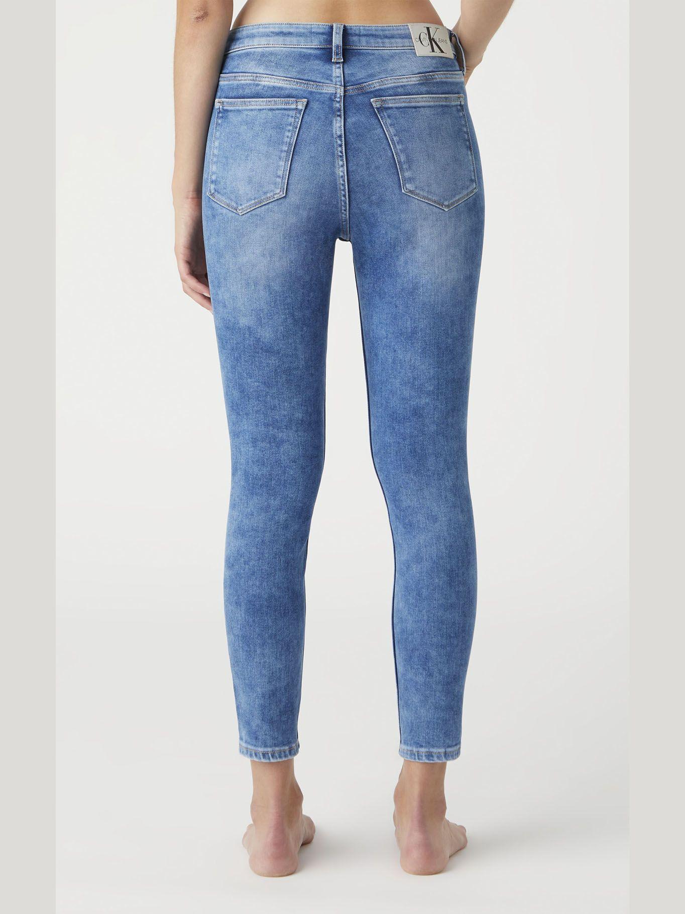 Jeans High Rise Skinny 526 Azul Calvin Klein Mujer-1