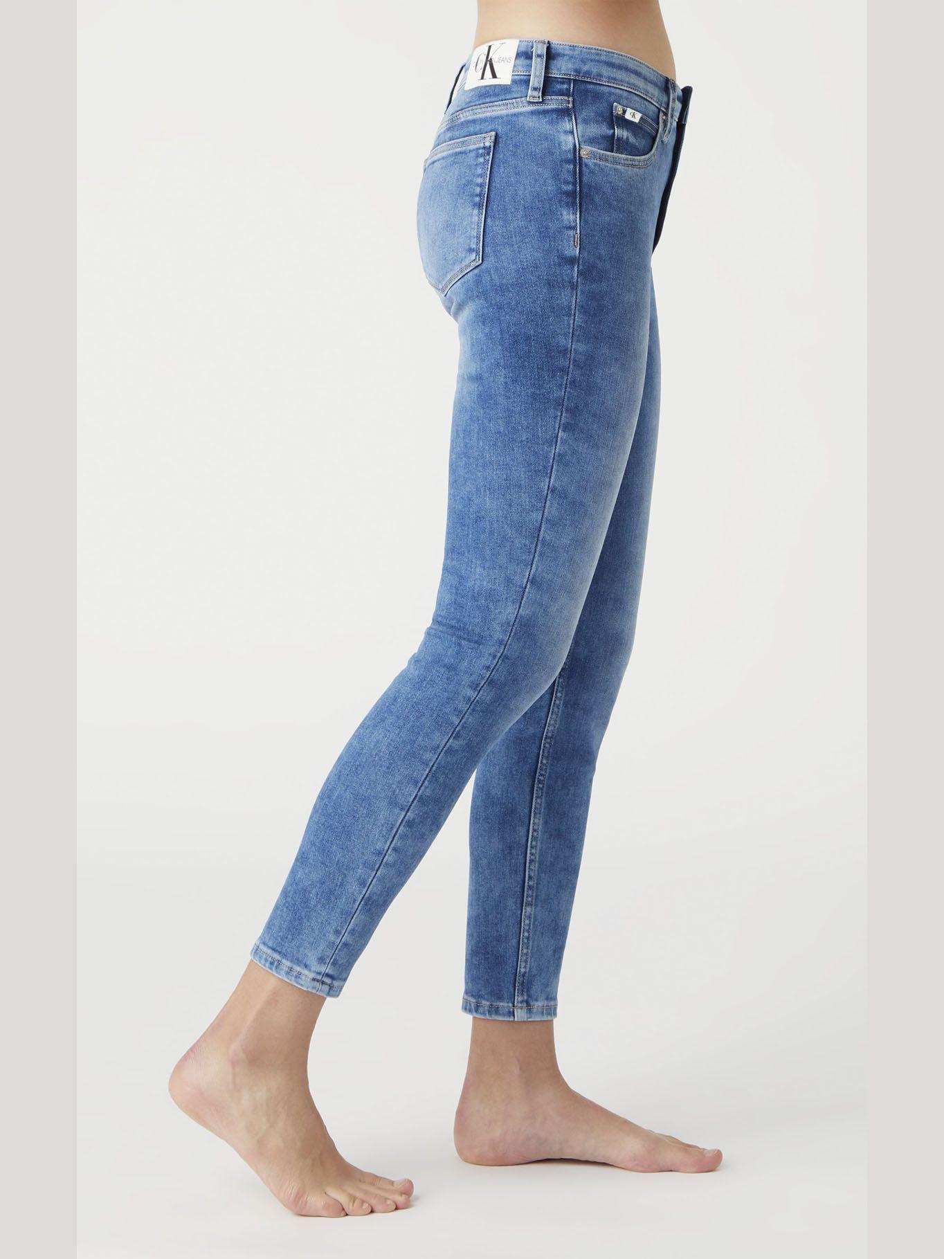 Jeans High Rise Skinny 526 Azul Calvin Klein Mujer-2