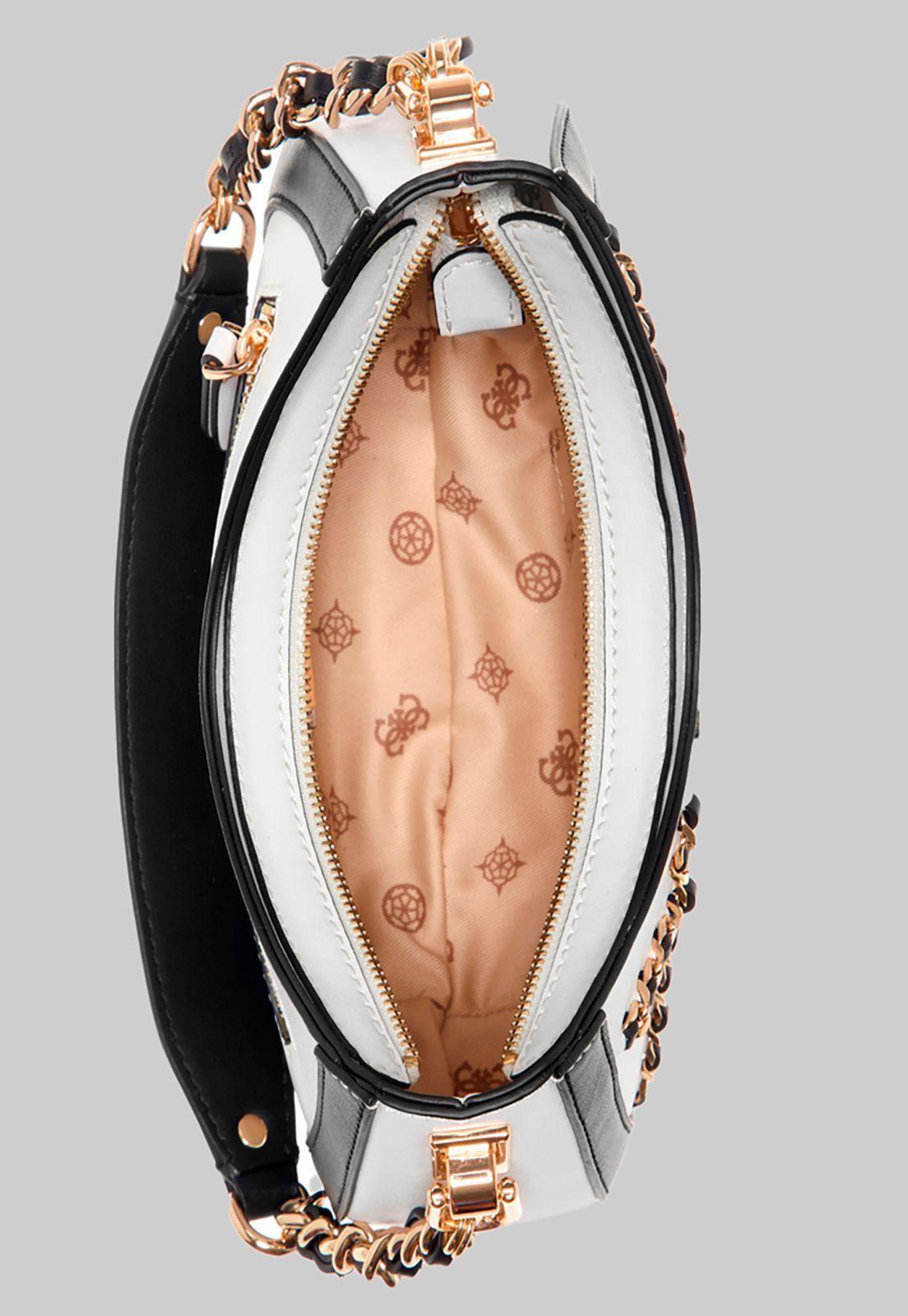 Cartera Abey Small Hobo Whi Blanco Guess-3