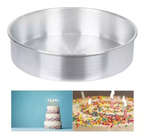 Molde Torta Molde Queque Molde Aluminio Moldes Torta 32x10cm-1