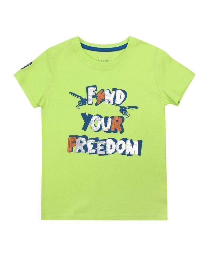 Polera KidsNiño Lentejuelas Free #Denimlife Ficcus-0