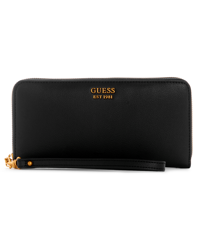 Billetera Guess Enisa Slg Large  Around Bla Negro-0