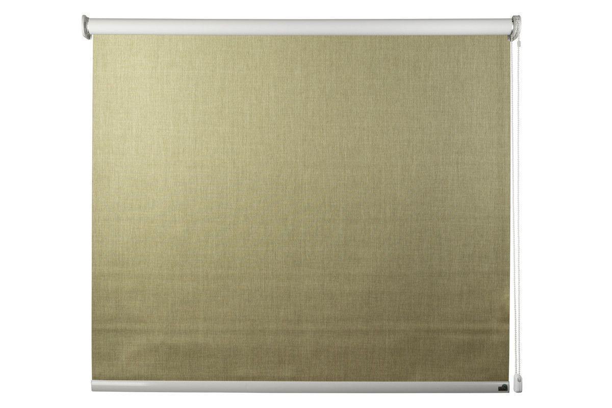 Cortina Roller Blackout Linen Verdoso 180x80 cm-0