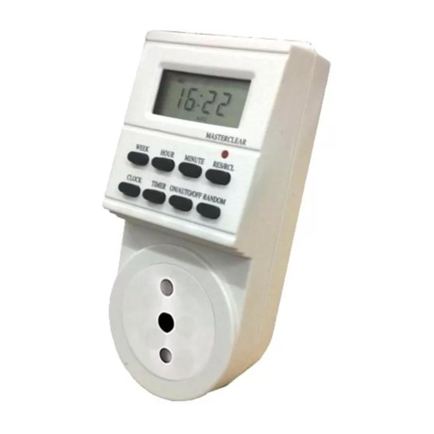 Timer Digital 2300W Temporizador 24 Horas Blanco 7922 Powerlab-1