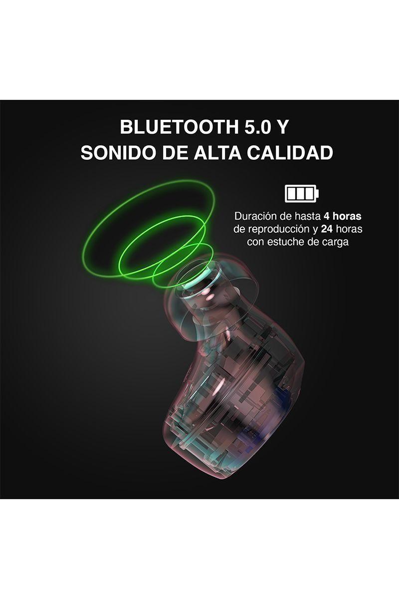 Audífonos Earbuds Reisen Lite Travel In-ear Negro-3