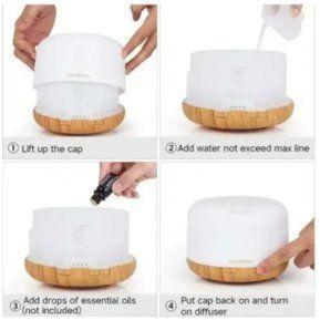 Humidificador Difusor  500 Ml 7 Colores-5