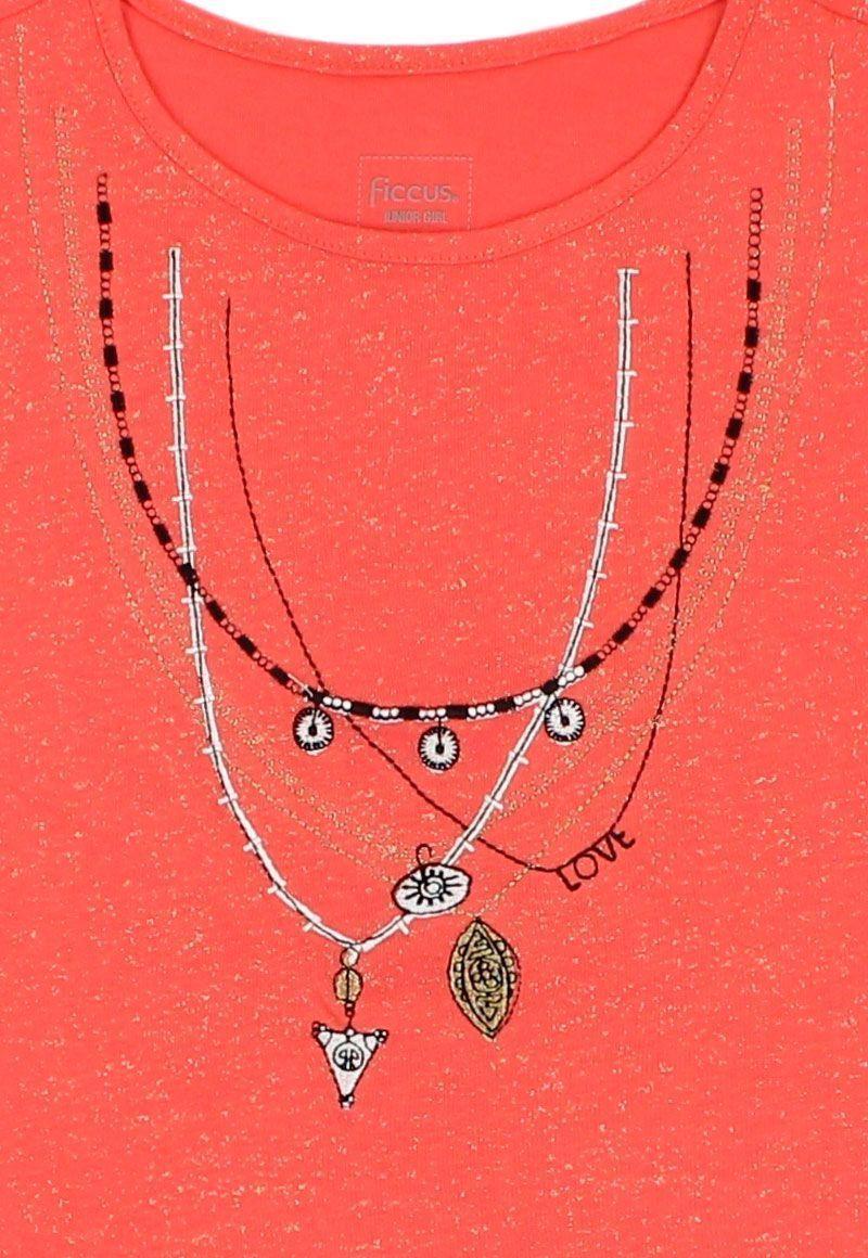 Polera junior niña bordada craft 384-2