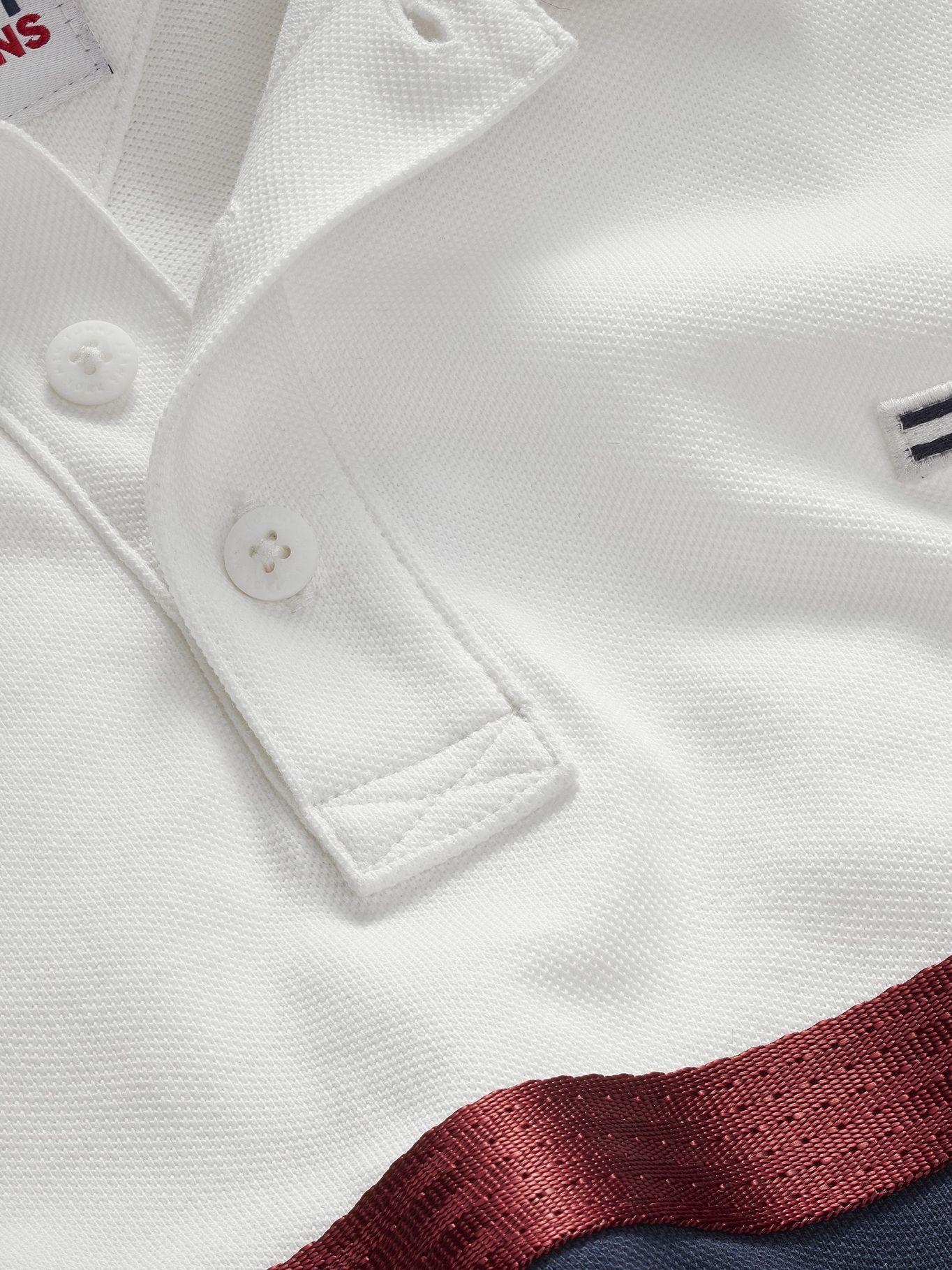 Polo Color Block Blanco Tommy Jeans MY2-2