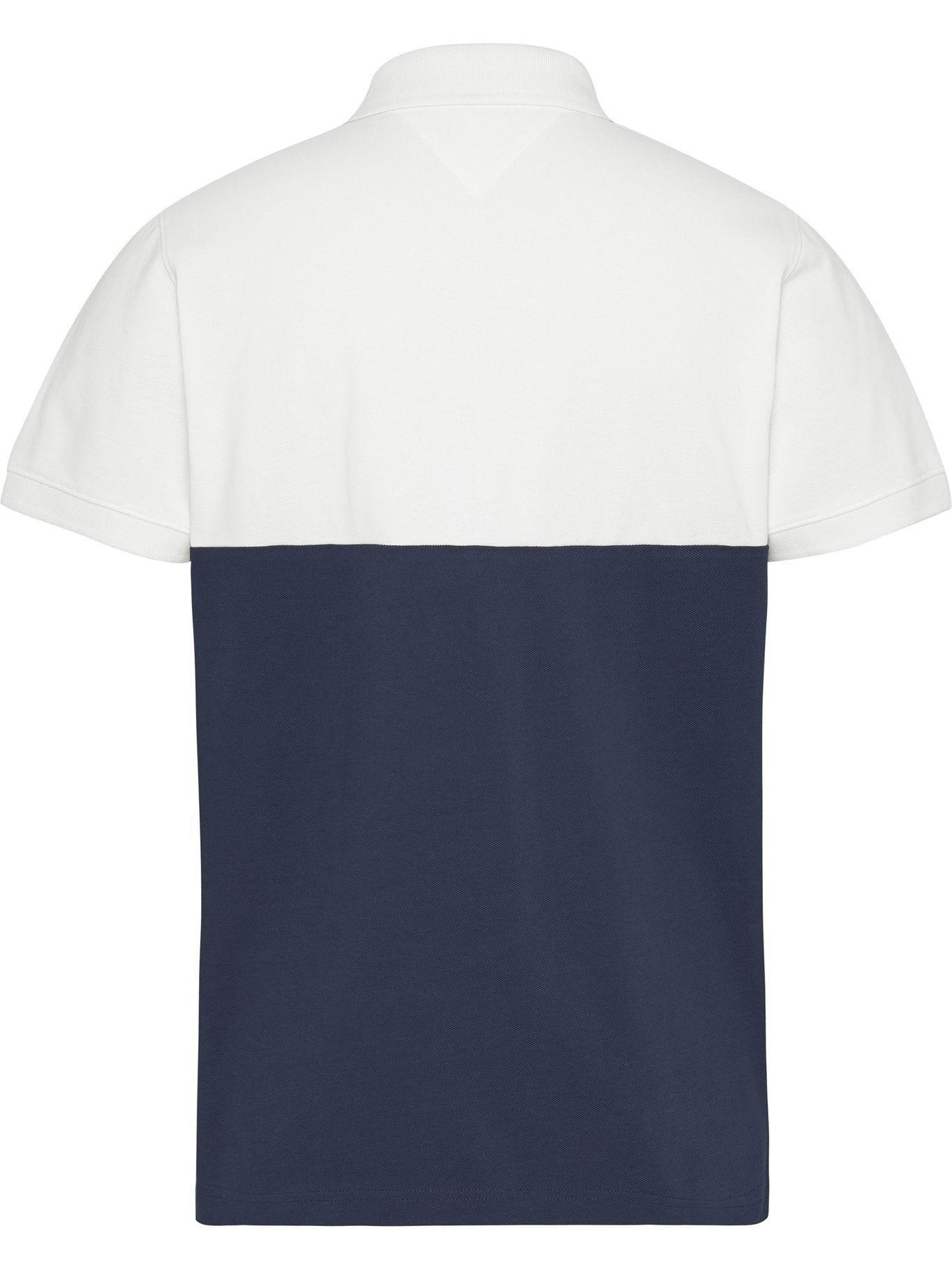 Polo Color Block Blanco Tommy Jeans MY2-1