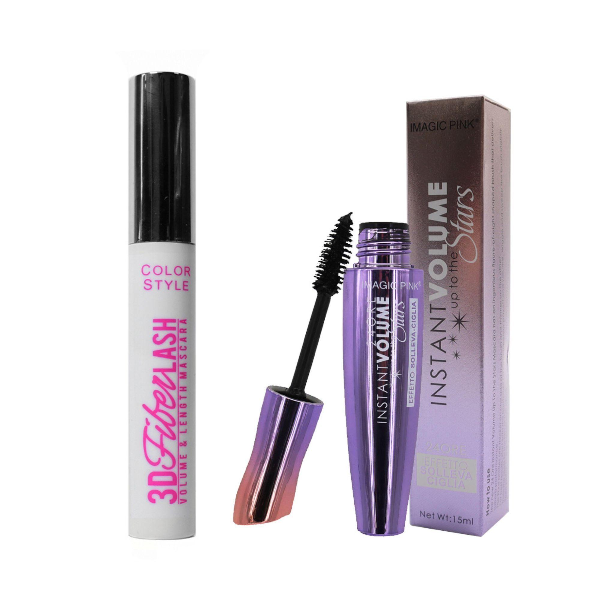  Kit máscara pestañas lifting waterproof + fibras volumen XXL-0