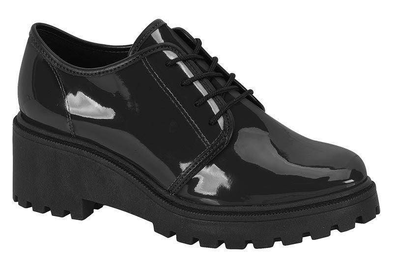 Zapato Mujer Taco Cuadrado Negro 4300-101- Beira Rio-0