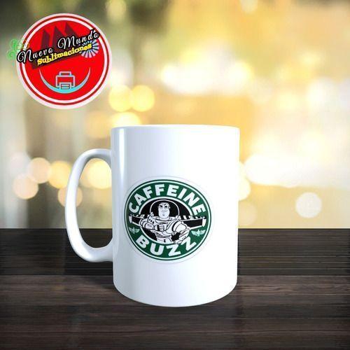 Taza Blanca Buzz Lightyear, Diseño Starbucks-3