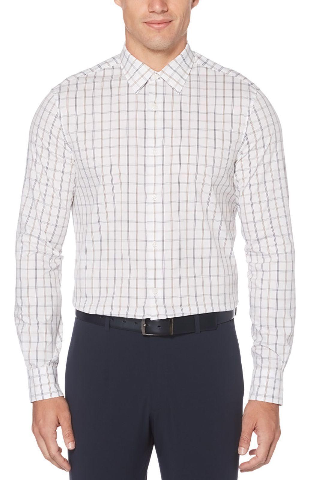 Camisa Caqui Casual Cuadros-0