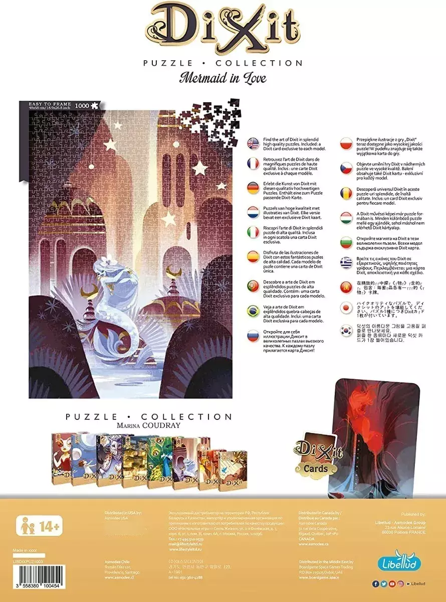 Dixit - Puzzle Rompecabeza 1000pzs Mermaid In Love / Diverti-2